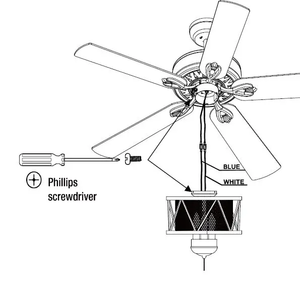 COSTWAY ES10054 52 Inch Industrial Ceiling Fan 18