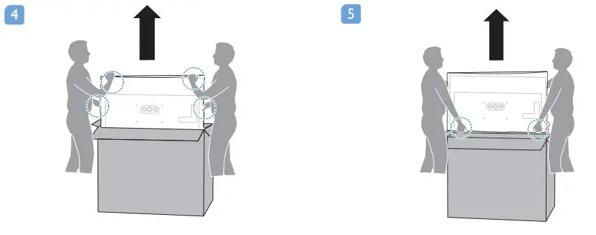 PHILIPS UHD OLED TV User Guide - Assembly
