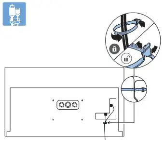 PHILIPS UHD OLED TV User Guide - Attach Cable