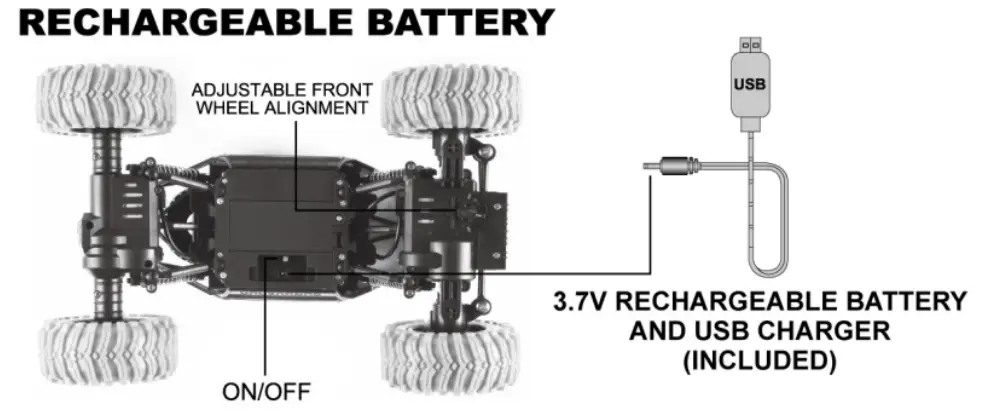Te Bao Fa Toys Factory 6377CH Remote Control Monster Car Series - fig