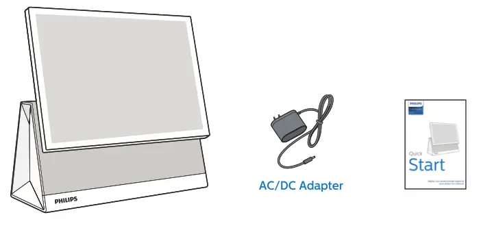 Philips TAW8805 Top Victory Electronics Smart Display Package contents
