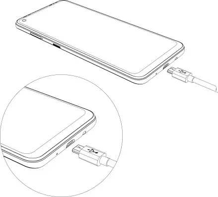 TECNO LD7 Smartphone - Charging the phone