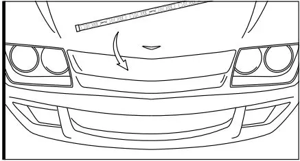 AURA Double Row Grille Installation Guide - locate the light strips
