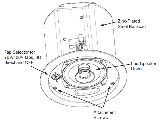 JBL Control 12C-T Control 10 Series Ceiling Loudspeakers fig 1