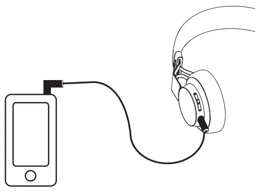jabra Move Wireless Bluetooth Headphone - WIRED CONNECTION