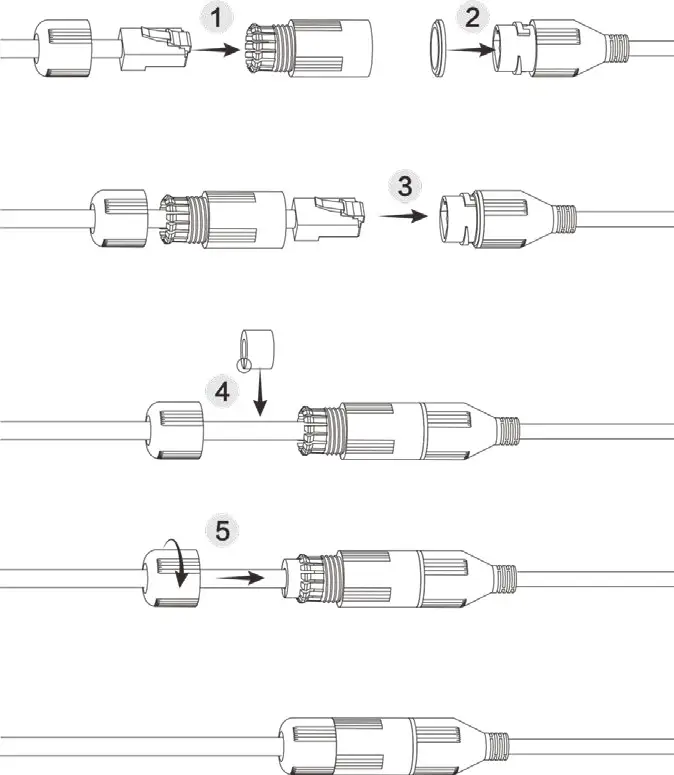 ENS D1043 G0 I 028 Bullet Network Camera - Attaching Device 3