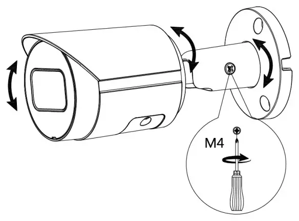 ENS D1043 G0 I 028 Bullet Network Camera - Attaching Device 4