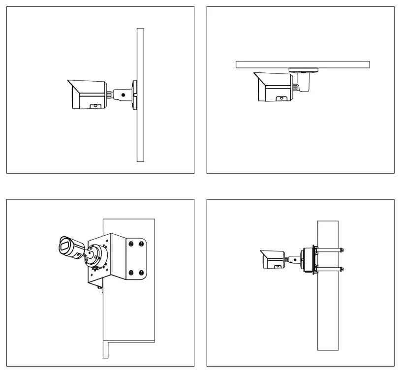 ENS D1043 G0 I 028 Bullet Network Camera - Installation Method