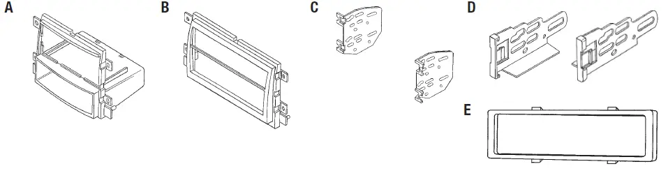 METRA 99-5807 Double DIN Installation DASH Kit-2
