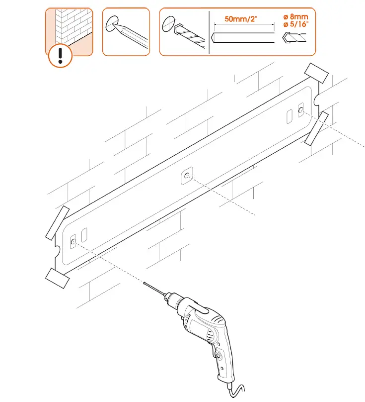 vogel s TVM 5405 Series Fixed TV Wall Mount fig 6