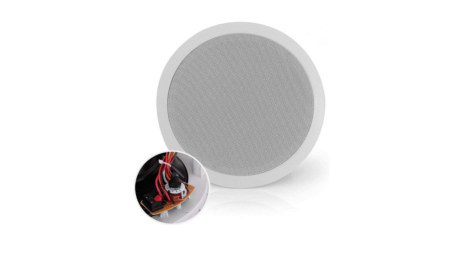 Ceiling And Wall Mount Speaker - 8” 2-way 70v Audio Stereo Sound Subwoofer-operetional Manual Ceiling And Wall Mount Speaker - 8” 2-way 70v Audio Stereo Sound Subwoofer-operetional Manual