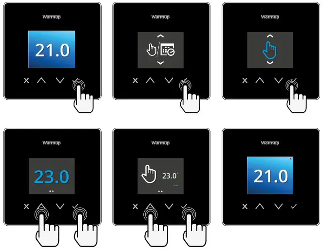 Warmup 6iE mini WiFi Thermostat - Heating 2