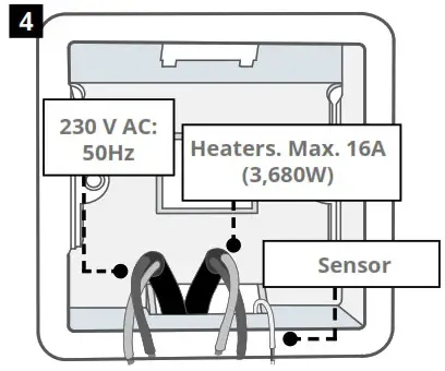 Warmup 6iE mini WiFi Thermostat - Installation 4