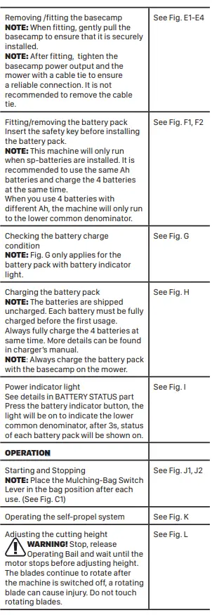WORX WG761E Cordless Lawn Mower FIG 14