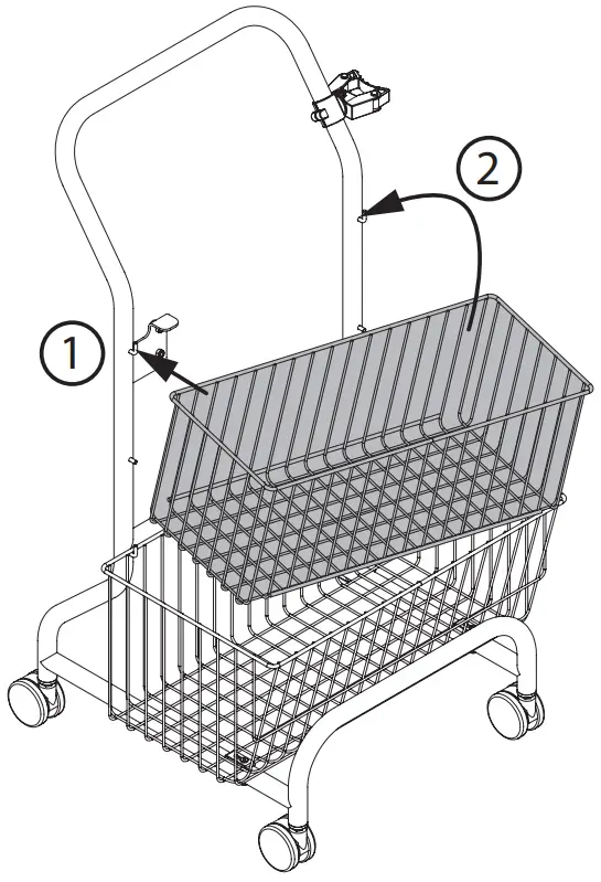 molift BM15501 Nomad Cart - Basket
