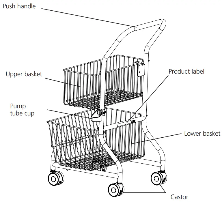 molift BM15501 Nomad Cart - Cart components 22