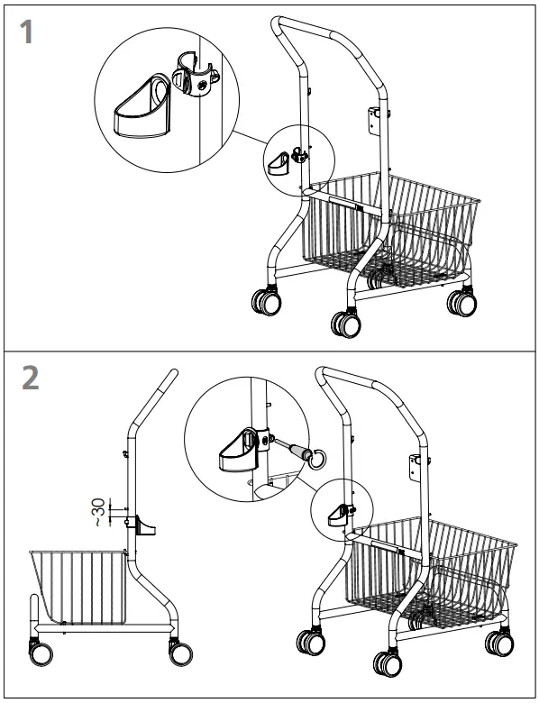 molift BM15501 Nomad Cart - Cup holder