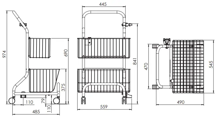 molift BM15501 Nomad Cart - Nomad version