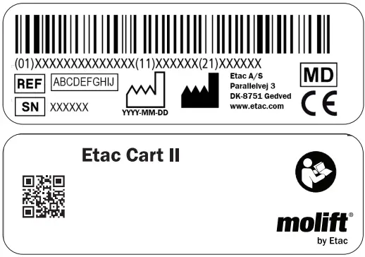 molift BM15501 Nomad Cart - Product identification