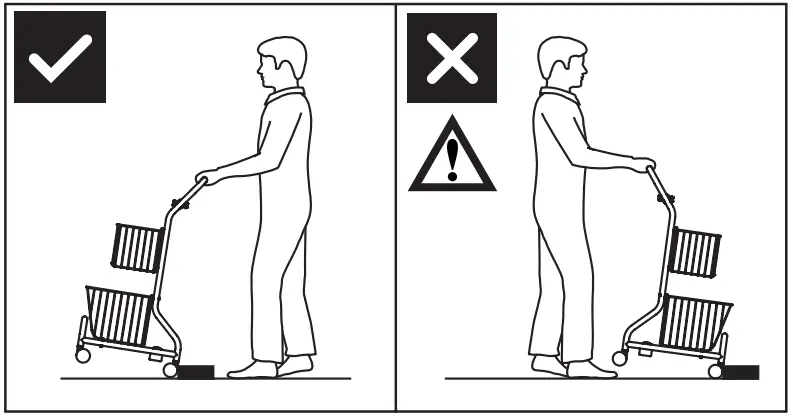 molift BM15501 Nomad Cart - Pull the cart
