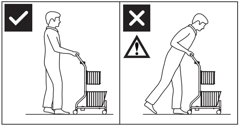 molift BM15501 Nomad Cart - Stand behind