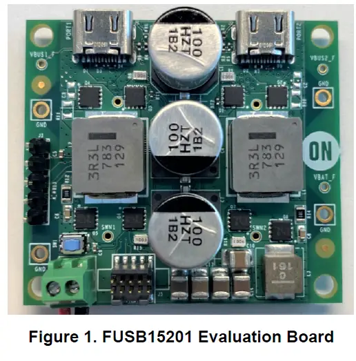 onsemi FUSB15201 Dual Port USB Type-C-PD Controller FIG 1