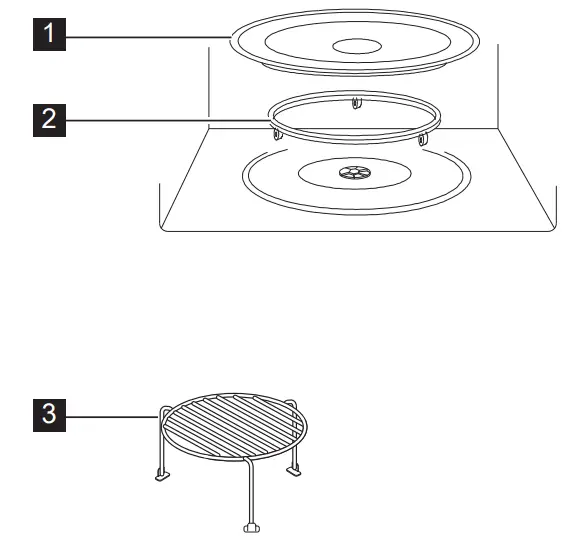 Electrolux LMS4253TM Microwave Oven Accessories