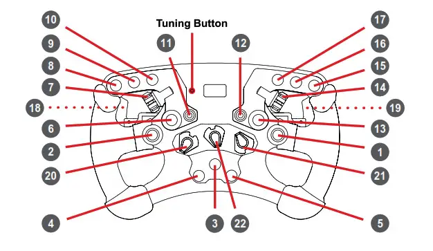 FANATEC ClubSport Steering Wheel Formula V2.5 - GSB = Game-Specific Button