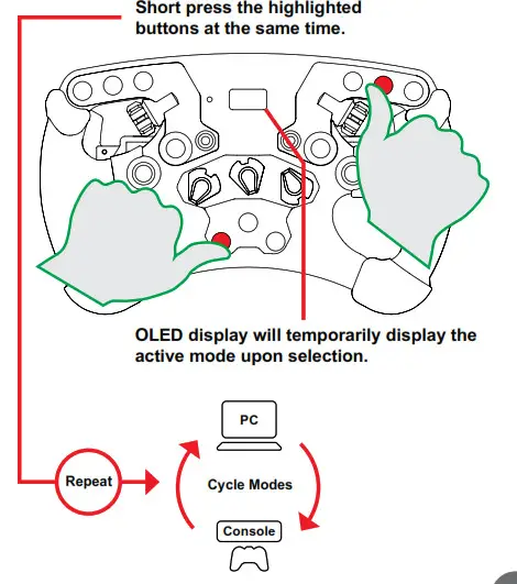 FANATEC ClubSport Steering Wheel Formula V2.5 - MODES