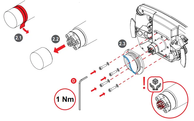FANATEC ClubSport Steering Wheel Formula V2.5 - QUICK RELEASE ADAPTER ATTACHMENT