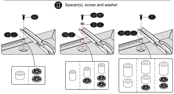 Mounting Dream MD2379 Single Stud Full Motion TV Mount - Parts and Hardware 3