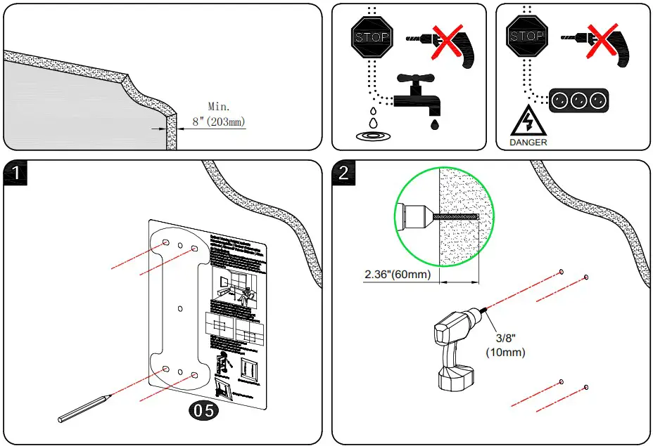 Mounting Dream MD2379 Single Stud Full Motion TV Mount - Solid Concrete Wall Installation 1