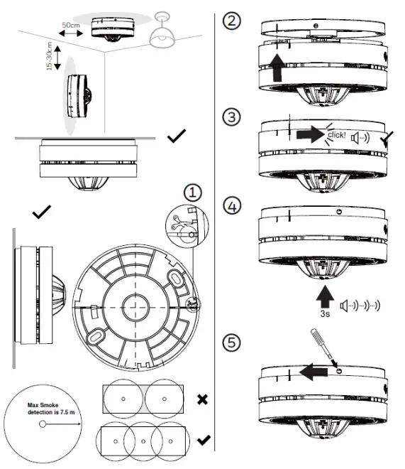 Honeywell Home R200ST-N1 Interconnected Smoke Alarm - 4