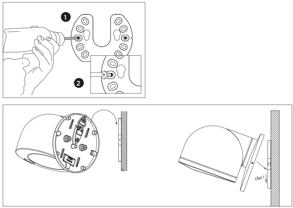 FOCAL 5.1 Satellites User Manual - Using the wall mounting provided