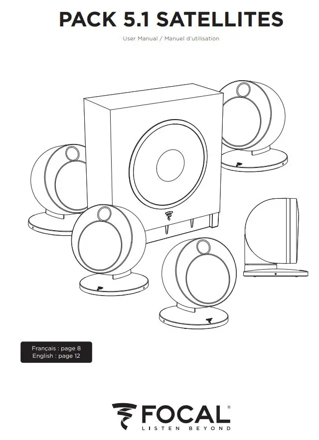 FOCAL 5.1 Satellites User Manual
