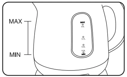 AIGOSTAR 300104HIP Mini Electric Kettle - Fig 2