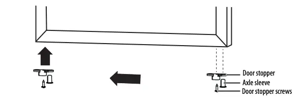 Reversing the door 3