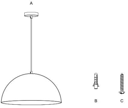 NOVA LIFE ROBBIE Interior Pendant - 1