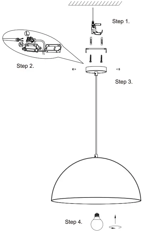 NOVA LIFE ROBBIE Interior Pendant - 2