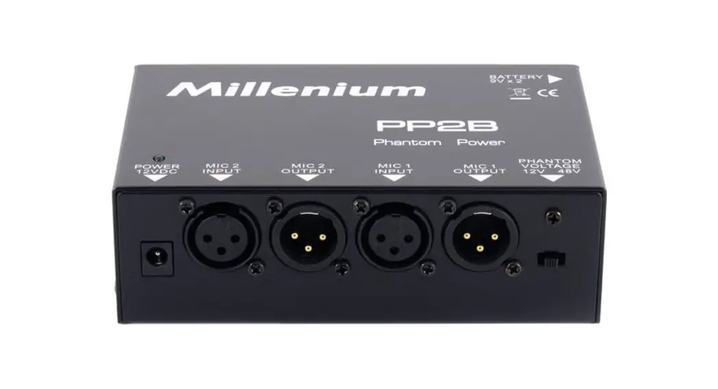Millenium Dual Phantom Power Adapter Pp2b User Guide