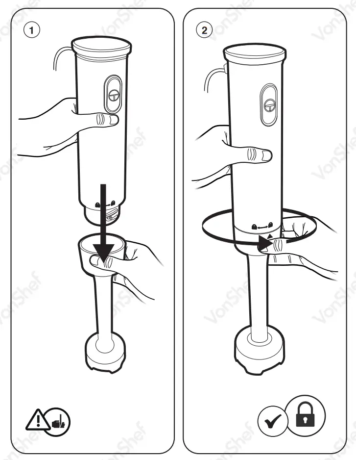 VonShef 2000134 Hand Blender-fig1
