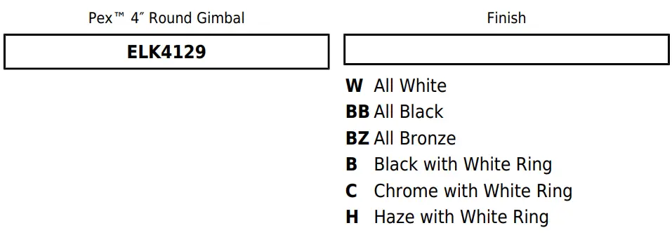ELCO Lighting ELK4129C Pex 4 Inch Round Adjustable Gimbal-fig5