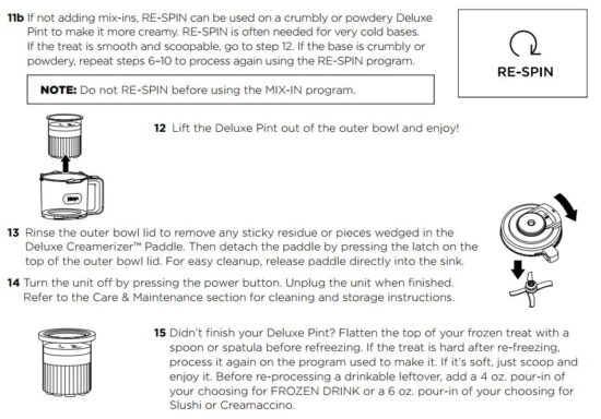 FIG 10 USING THE CREAMi DELUXE