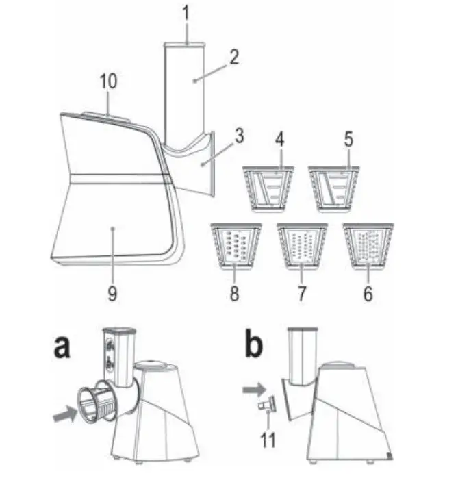 CLATRONIC ME 3604 Multi Express - parts