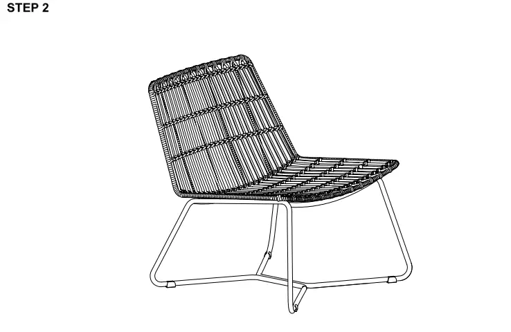 Kmart Bistro Chair - setup 2