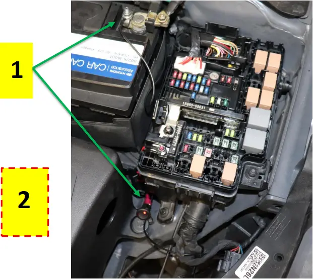 VELOSSA TECH 2019-2020+ - Power Hook-up 3