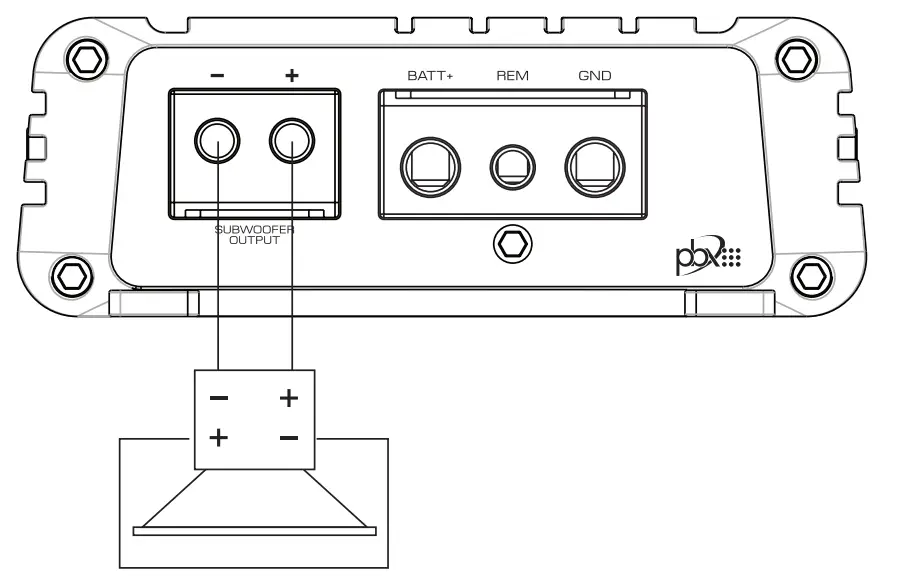 One Subwoofer (1-4 ohms) with Dual Voice Coil Series Wiring