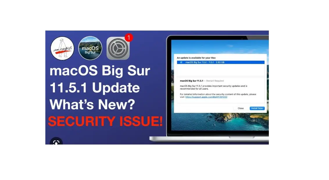 About The Security Content Of Macos Big Sur 11.5.1