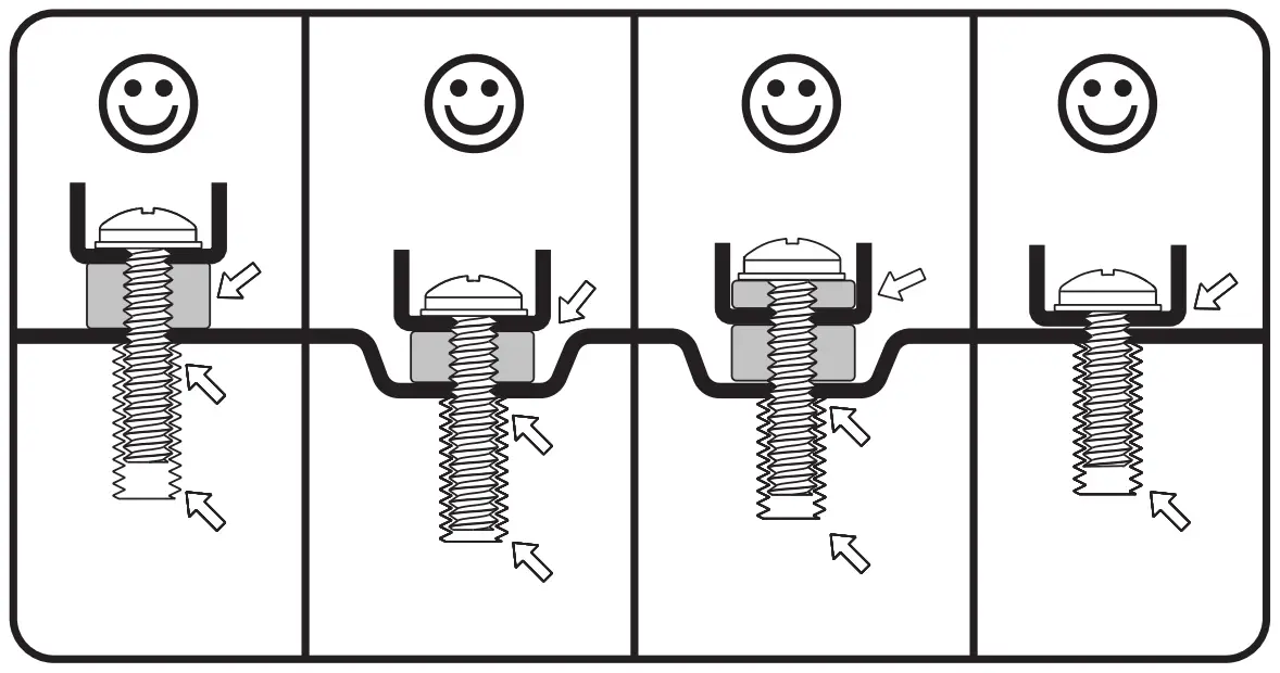 Select TV Screws and Spacers