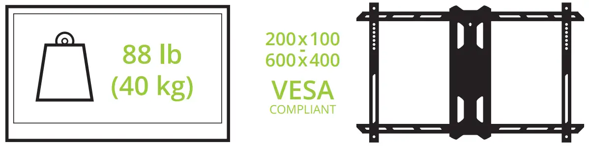 PSC350 Column TV Mount